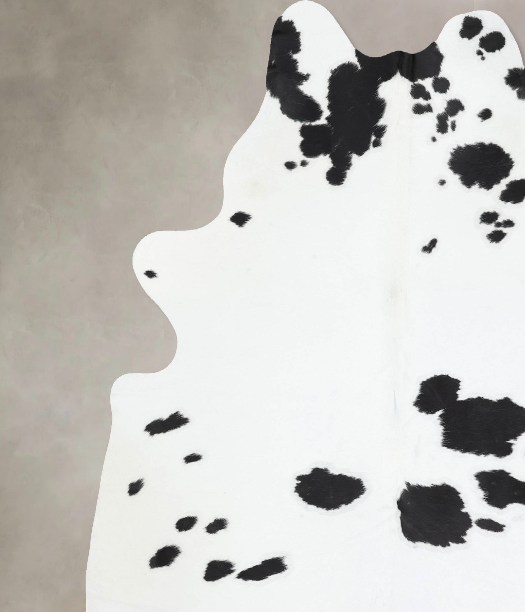 Black and White XX-Large Brazilian Cowhide Rug 8'11"H x 7'4"W #B13890 