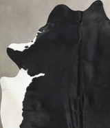 Black and White XX-Large Brazilian Cowhide Rug 8'3"H x 6'8"W #B13892 by Hudson Hides