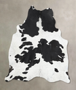 Black and White XX-Large Brazilian Cowhide Rug 7'11"H x 6'6"W #B13893 by Hudson Hides