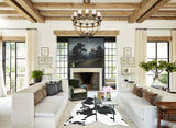 Black and White XX-Large Brazilian Cowhide Rug 7'11"H x 6'6"W #B13893 by Hudson Hides