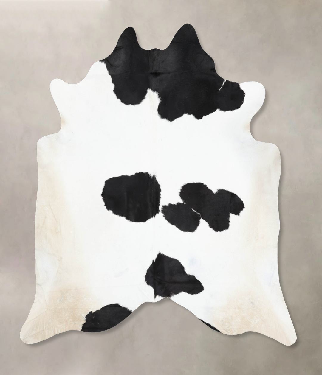 Black and White XX-Large Brazilian Cowhide Rug 8'5"H x 7'8"W #B13895 b