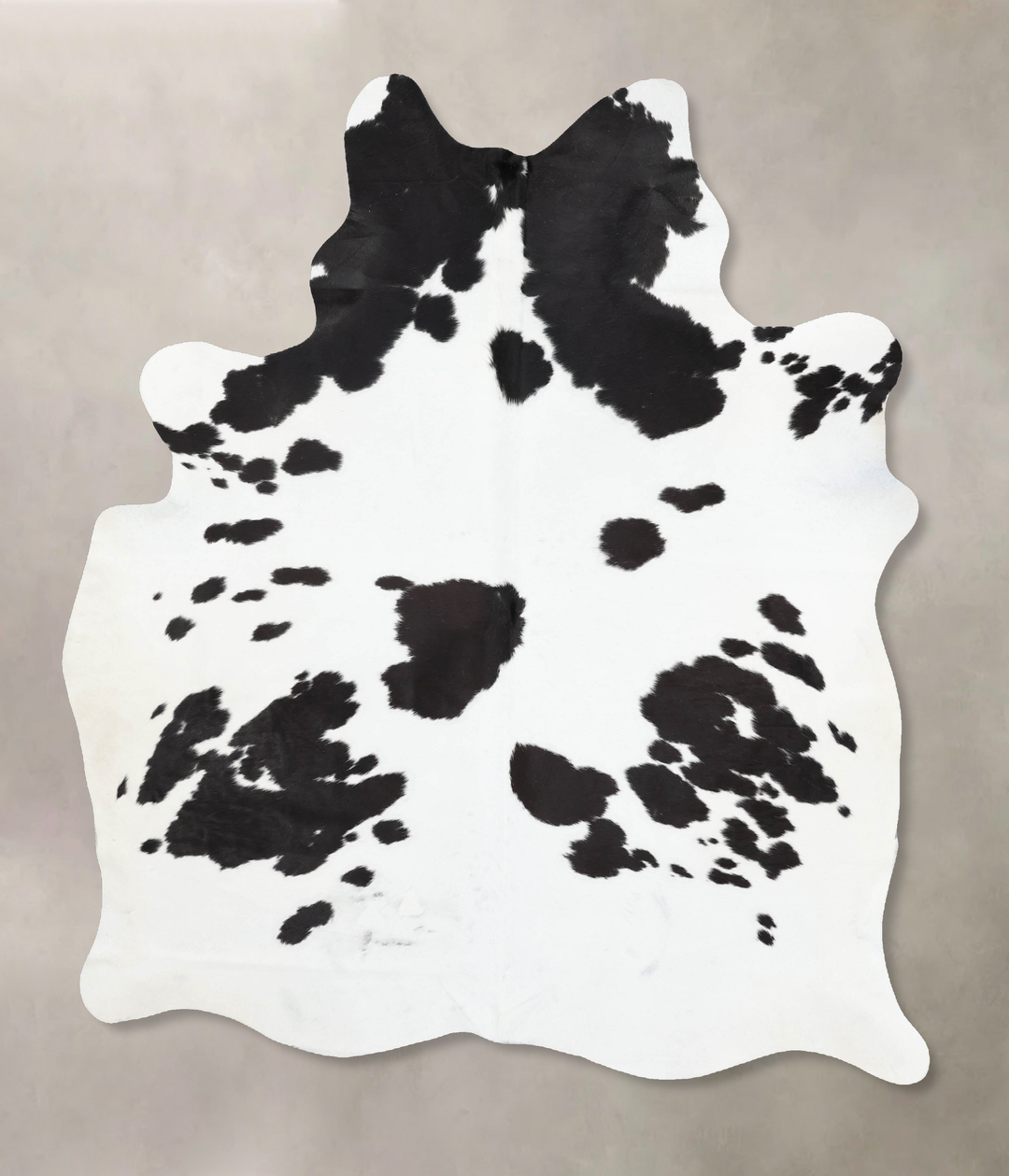 Black and White XX-Large Brazilian Cowhide Rug 8'2"H x 6'2"W #B13896 b