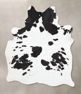 Black and White XX-Large Brazilian Cowhide Rug 8'2"H x 6'2"W #B13896 by Hudson Hides
