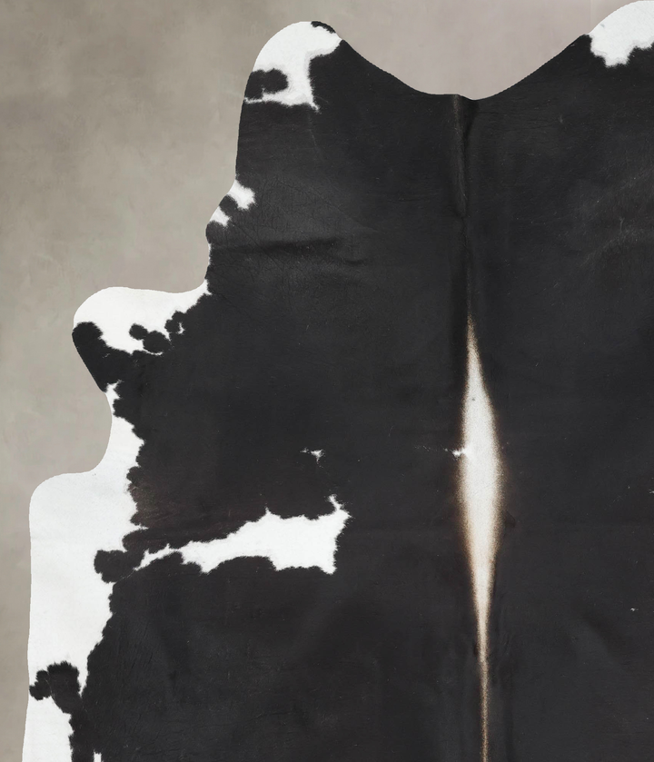Black and White XX-Large Brazilian Cowhide Rug 8'6"H x 6'8"W #B13897 by Hudson Hides