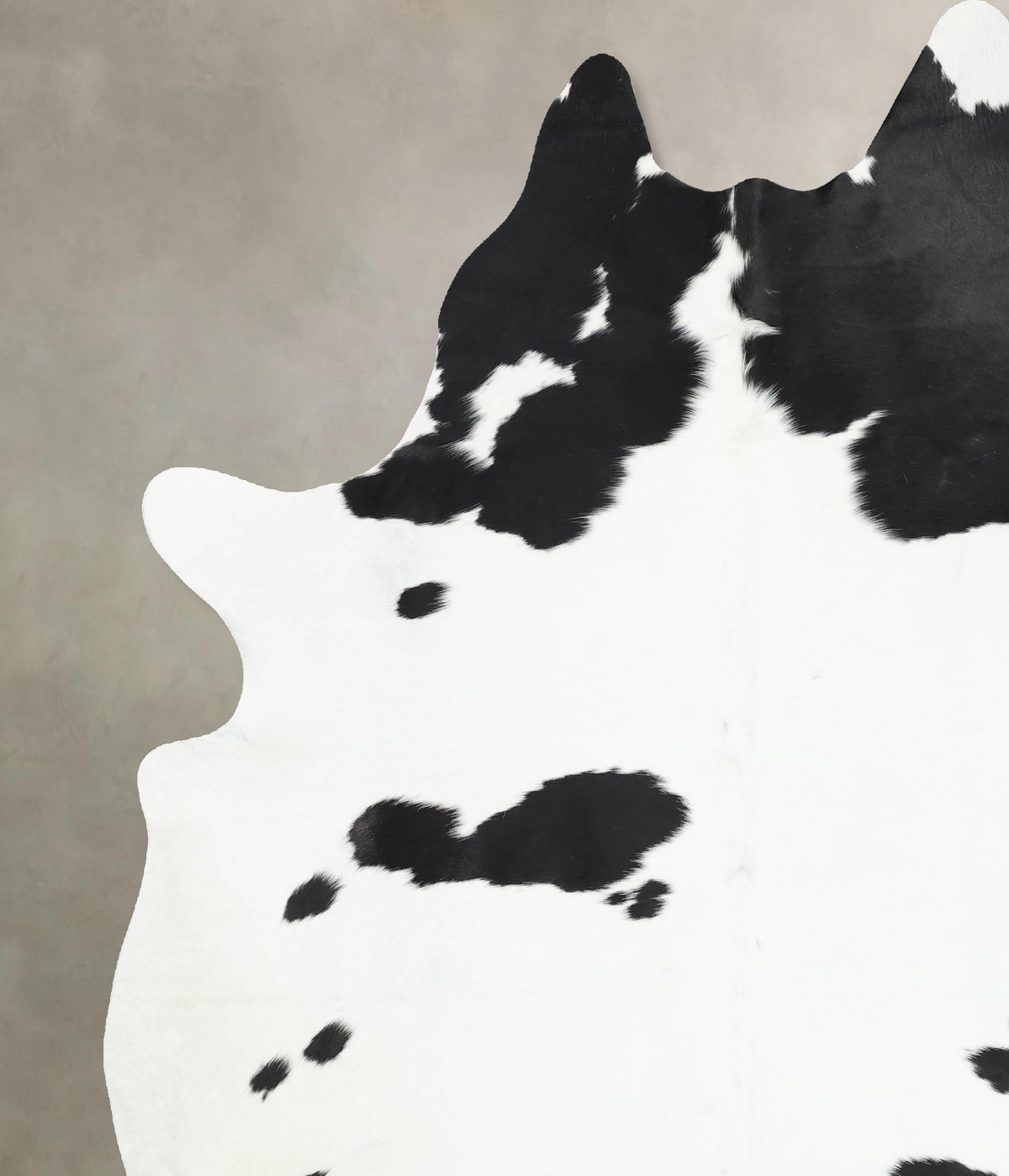 Black and White XX-Large Brazilian Cowhide Rug 8'11"H x 6'8"W #B13903 by Hudson Hides