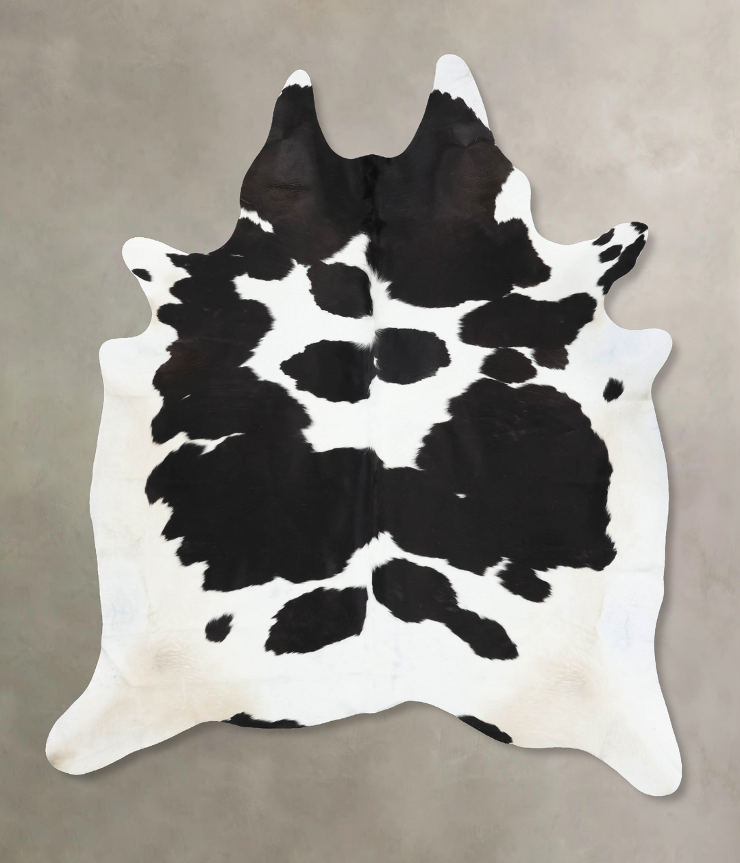 Black and White XX-Large Brazilian Cowhide Rug 9'0"H x 7'0"W #B13904 b