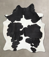 Black and White XX-Large Brazilian Cowhide Rug 8'5"H x 6'7"W #B13909 by Hudson Hides