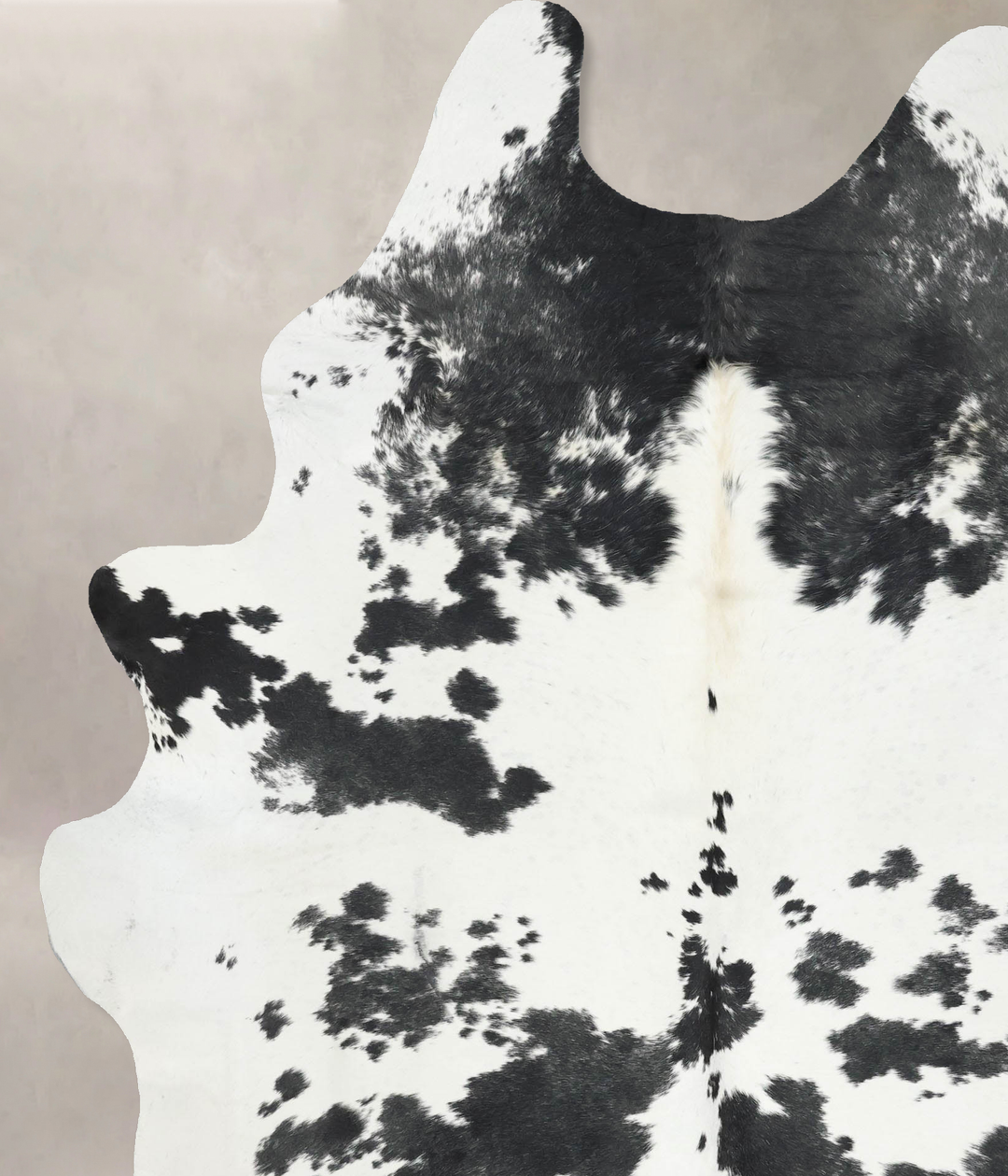 Black and White XX-Large Brazilian Cowhide Rug 8'8"H x 6'5"W #B13910 b