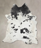 Black and White XX-Large Brazilian Cowhide Rug 9'3