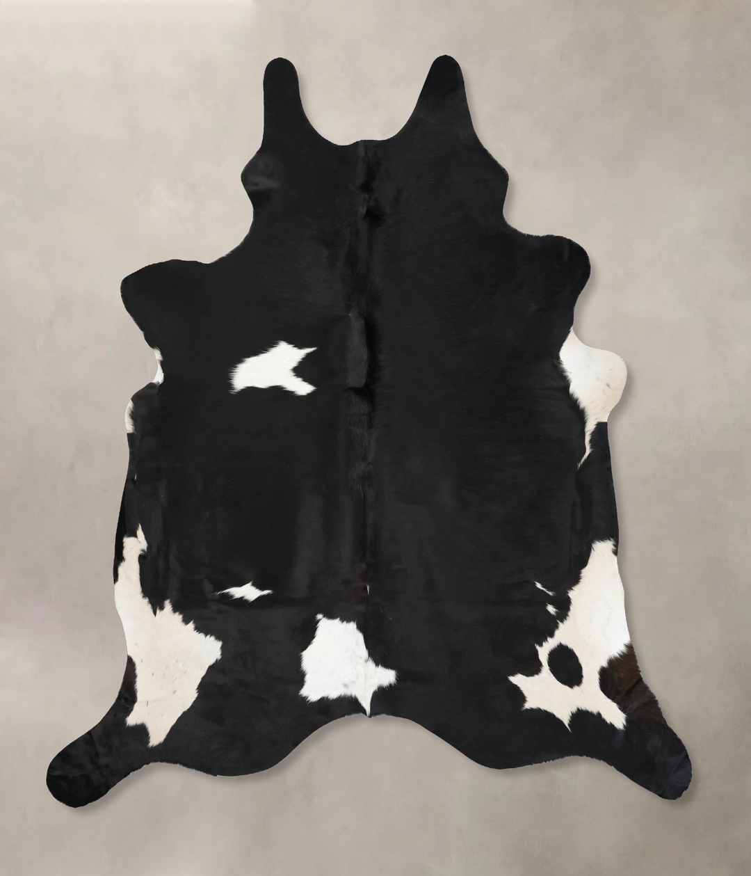 Black and White XX-Large Brazilian Cowhide Rug 8'6"H x 7'0"W #B13920 b