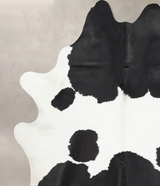 Black and White XX-Large Brazilian Cowhide Rug 8'4"H x 6'5"W #B13921 by Hudson Hides