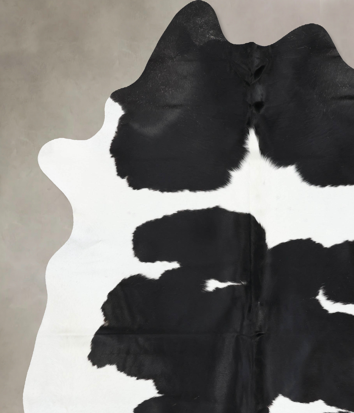 Black and White XX-Large Brazilian Cowhide Rug 8'8"H x 7'2"W #B13924 by Hudson Hides