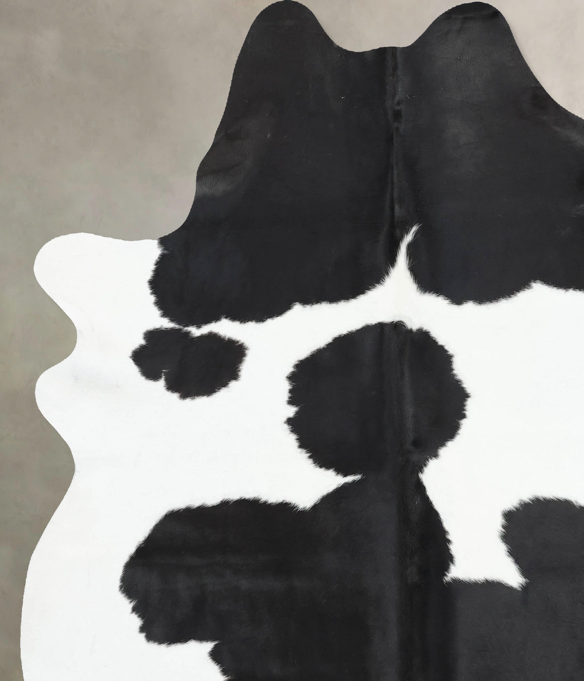 Black and White XX-Large Brazilian Cowhide Rug 8'4"H x 6'9"W #B13926 by Hudson Hides