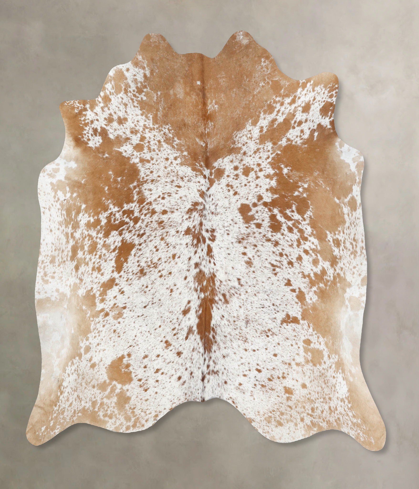 Salt and Pepper Brown Cowhide Rug #B13932