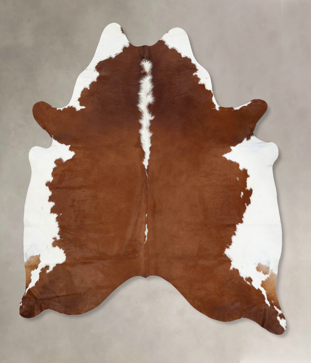 Hereford XX-Large Brazilian Cowhide Rug 8'1"H x 6'8"W #B13943 by Hudso