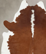 Hereford XX-Large Brazilian Cowhide Rug 8'1"H x 6'8"W #B13943 by Hudson Hides