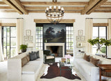 Hereford XX-Large Brazilian Cowhide Rug 8'6"H x 7'1"W #B13944 by Hudson Hides