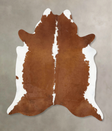 Hereford XX-Large Brazilian Cowhide Rug 7'11"H x 6'7"W #B13945 by Hudson Hides