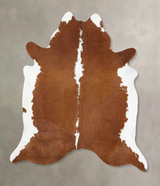 Hereford XX-Large Brazilian Cowhide Rug 7'11"H x 6'7"W #B13945 by Hudson Hides
