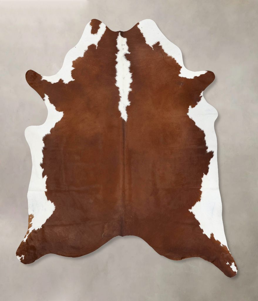 Hereford XX-Large Brazilian Cowhide Rug 9'1"H x 7'5"W #B13946 by Hudson Hides