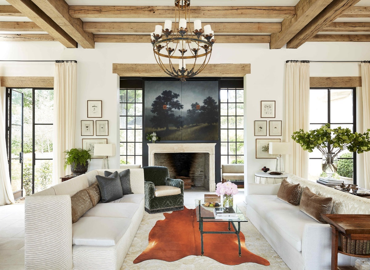 Solid Brown Cowhide Rug #B13951