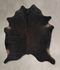 Chocolate XX-Large Brazilian Cowhide Rug 7'8