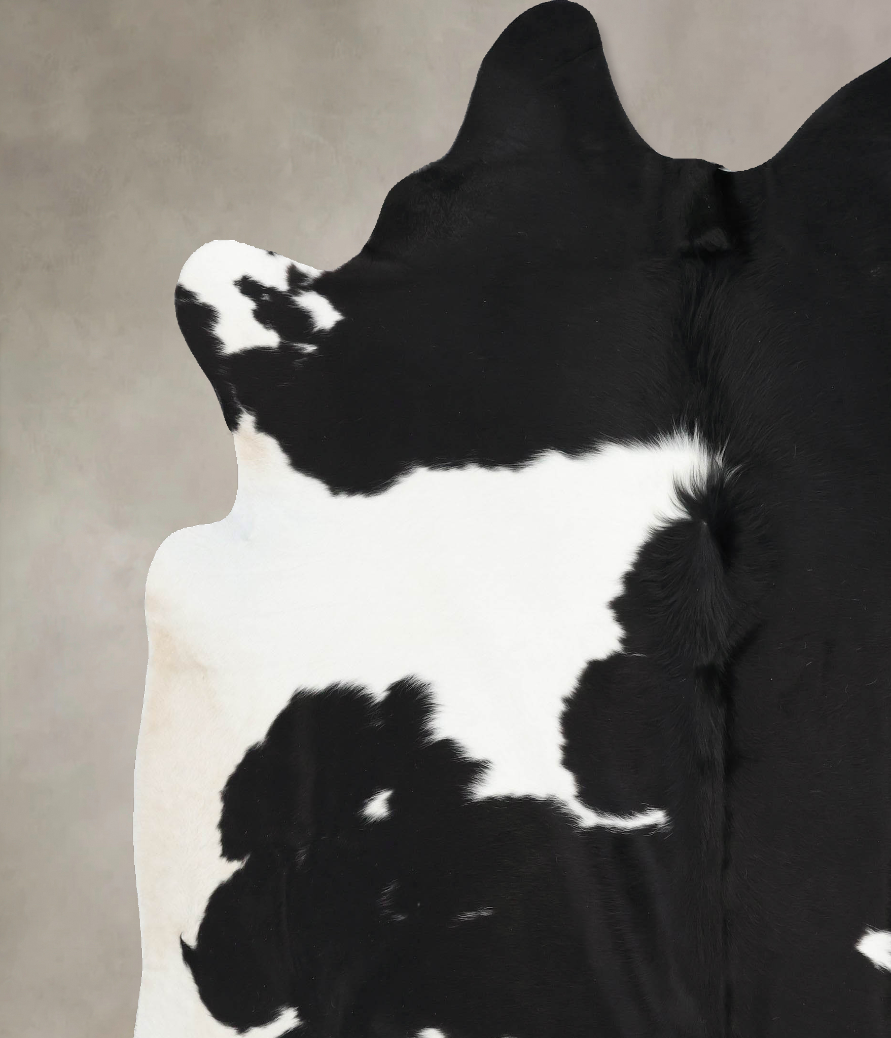 Black and White Cowhide Rug #B13957