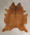 Solid Brown X-Large Brazilian Cowhide Rug 7'7