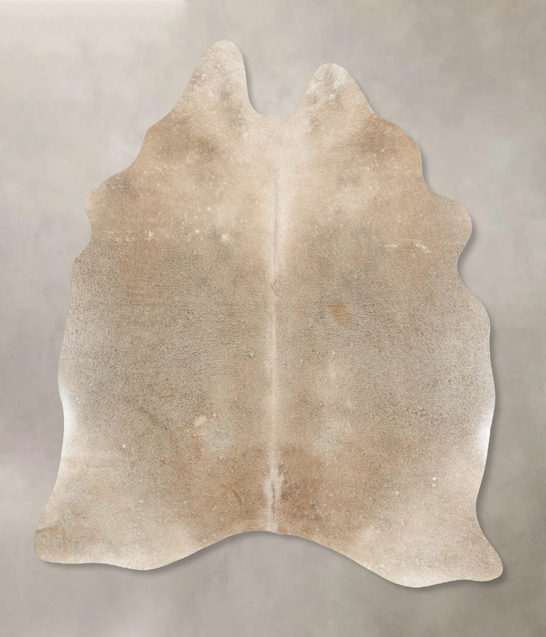Grey with Beige Cowhide Rug #B13975