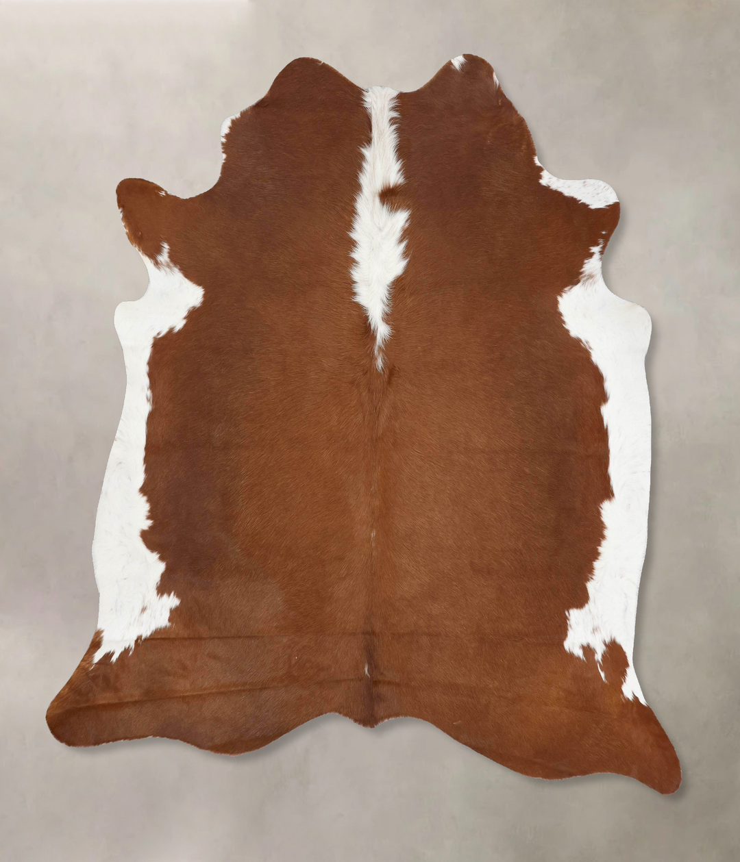 Hereford X-Large Brazilian Cowhide Rug 6'10"H x 6'10"W #B14004 by Huds