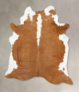 Hereford XX-Large Brazilian Cowhide Rug 8'7"H x 7'0"W #B14006 by Hudson Hides