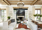 Hereford XX-Large Brazilian Cowhide Rug 8'3"H x 6'11"W #B14008 by Hudson Hides