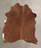 Solid Brown Large Brazilian Cowhide Rug 6'9