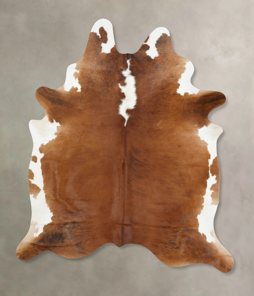 Hereford XX-Large Brazilian Cowhide Rug 8'3"H x 6'7"W #B14029 by Hudson Hides