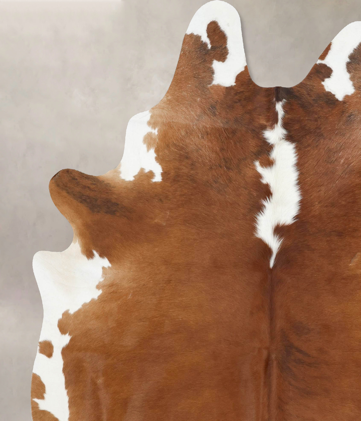 Hereford XX-Large Brazilian Cowhide Rug 8'3"H x 6'7"W #B14029 by Hudson Hides