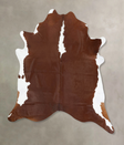 Hereford XX-Large Brazilian Cowhide Rug 8'2"H x 7'4"W #B14030 by Hudson Hides