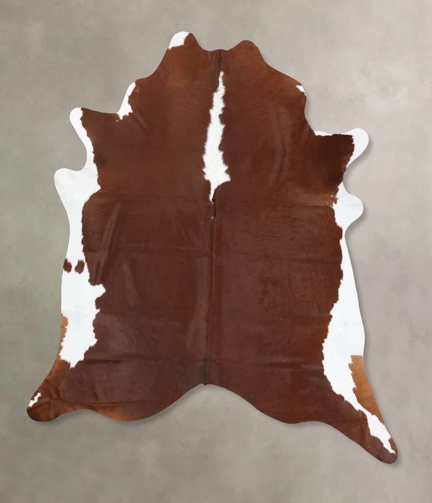 Hereford XX-Large Brazilian Cowhide Rug 8'2"H x 7'4"W #B14030 by Hudson Hides