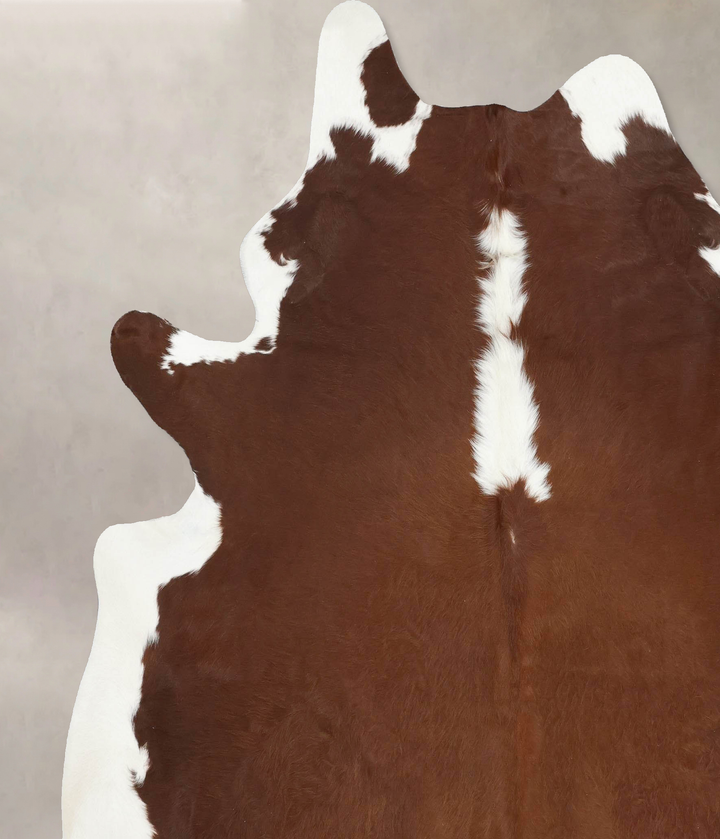 Hereford XX-Large Brazilian Cowhide Rug 7'11"H x 6'11"W #B14032 by Hudson Hides