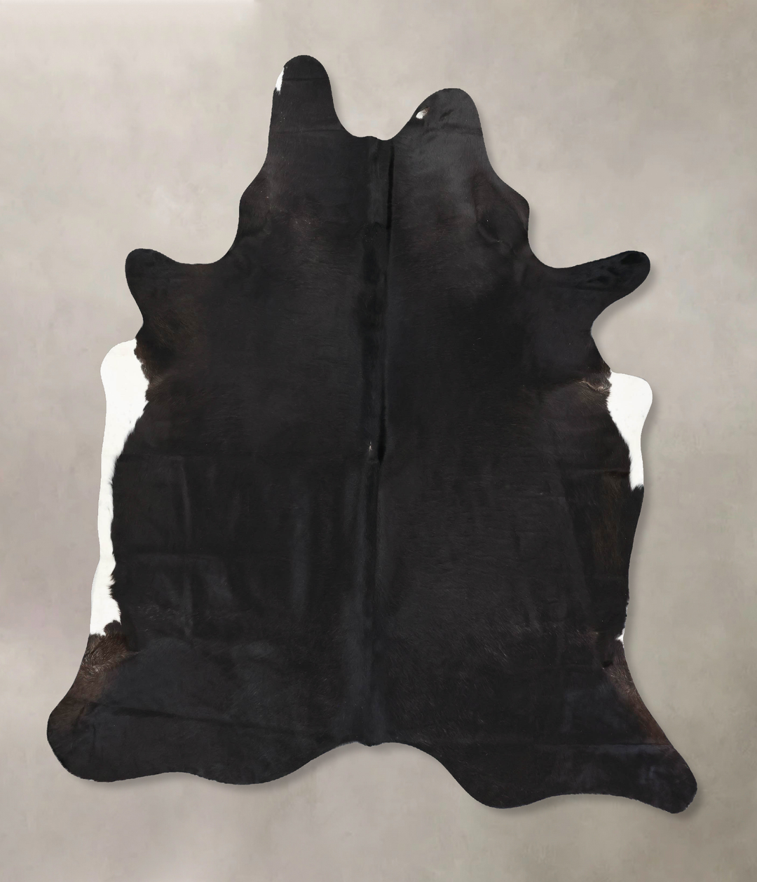 Black and White X-Large Brazilian Cowhide Rug 7'5"H x 6'4"W #B14040 by