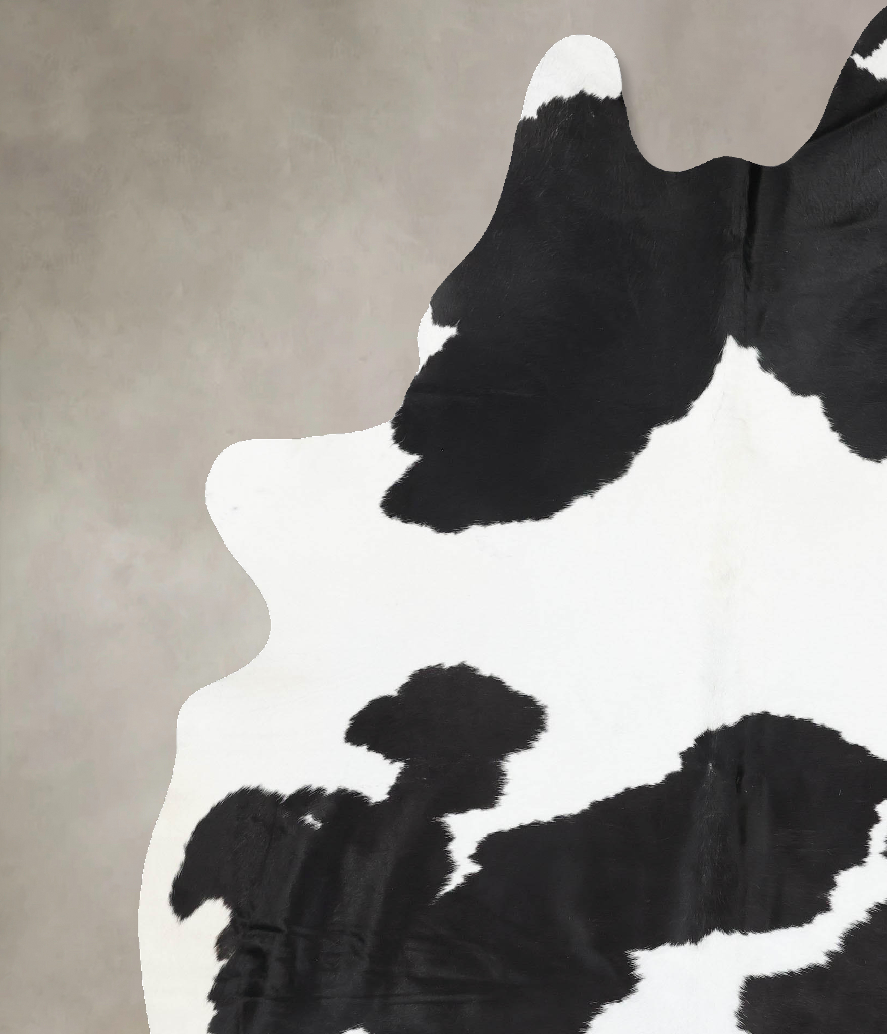 Black and White Cowhide Rug #B14044