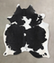 Black and White X-Large Brazilian Cowhide Rug 7'6