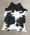 Black and White XX-Large Brazilian Cowhide Rug 8'4