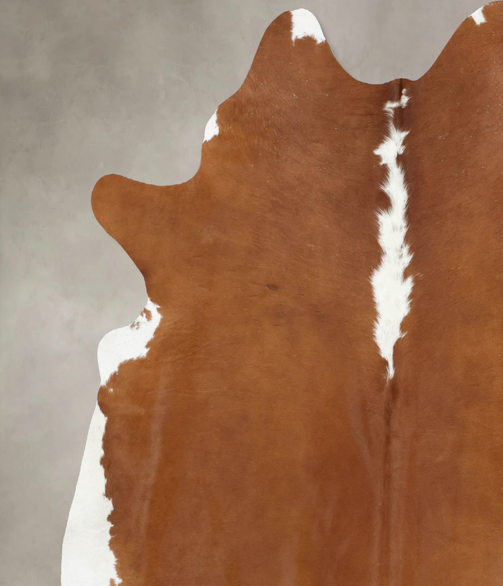 Hereford X-Large Brazilian Cowhide Rug 7'6"H x 6'6"W #B14061 by Hudson Hides