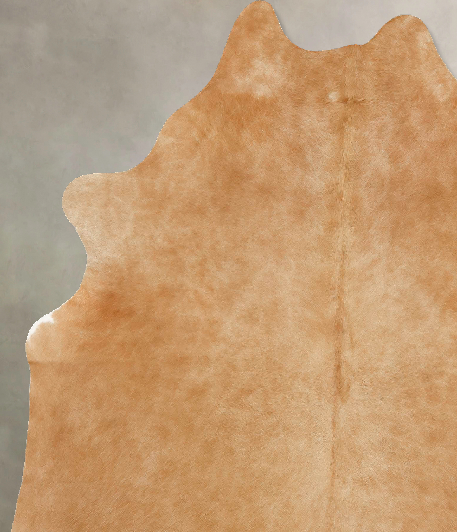 Solid Brown Cowhide Rug #B14084
