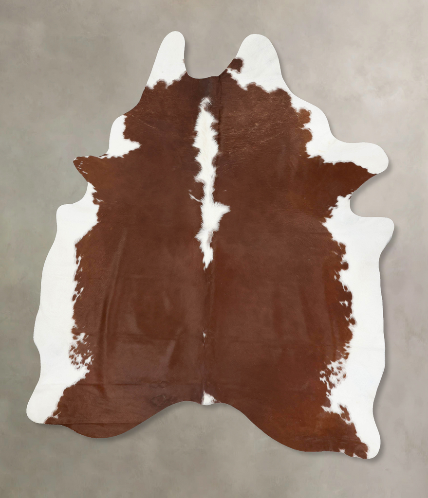 Hereford XX-Large Brazilian Cowhide Rug 9'2"H x 6'9"W #B14111 by Hudson Hides