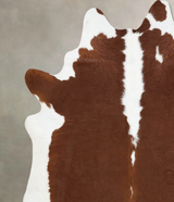 Hereford XX-Large Brazilian Cowhide Rug 8'1"H x 7'5"W #B14116 by Hudson Hides