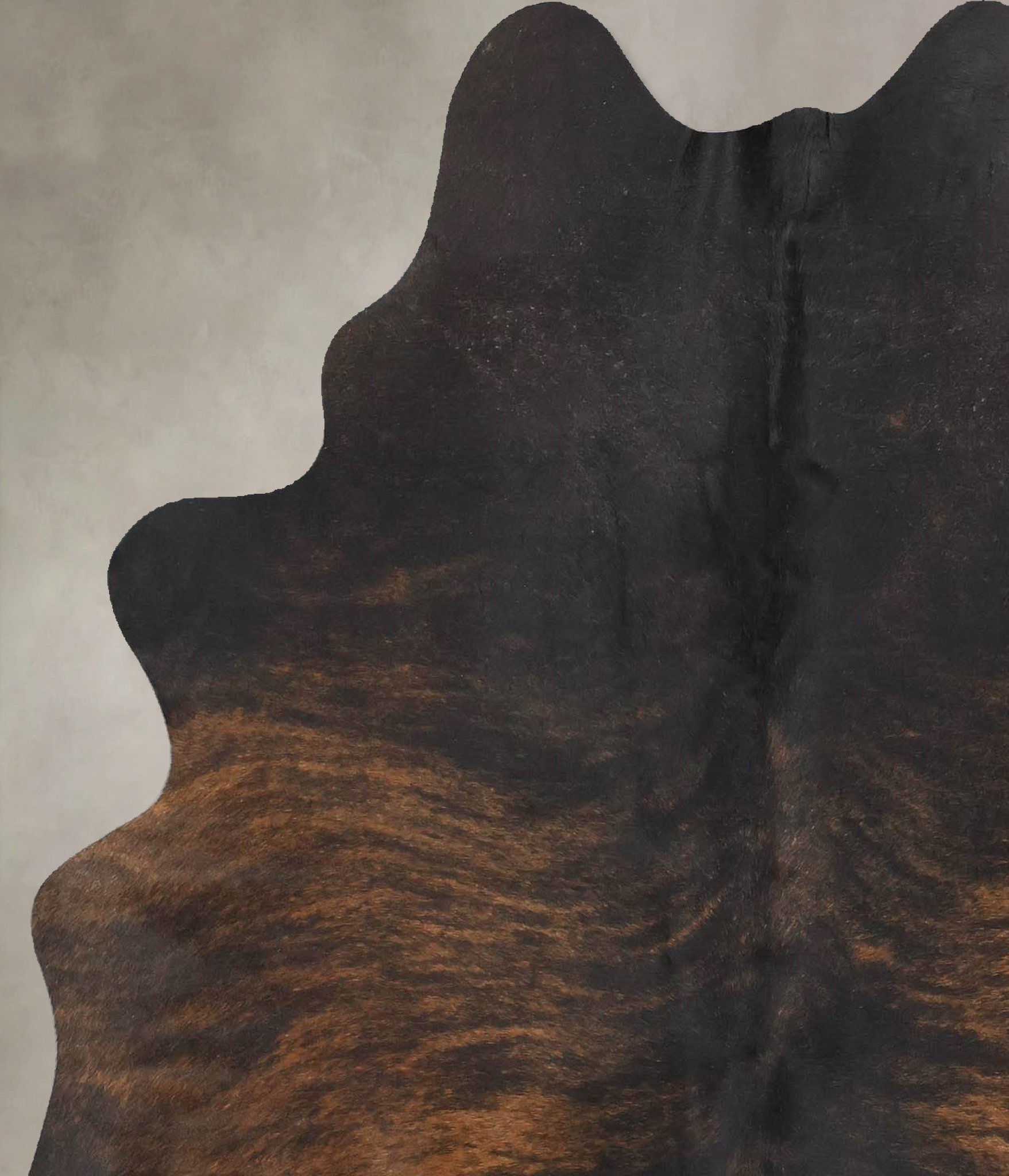 Dark Brindle Cowhide Rug #B14125