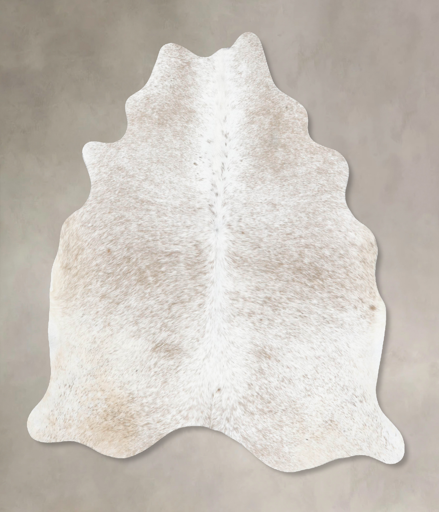 Salt and Pepper Brown Cowhide Rug #B14127