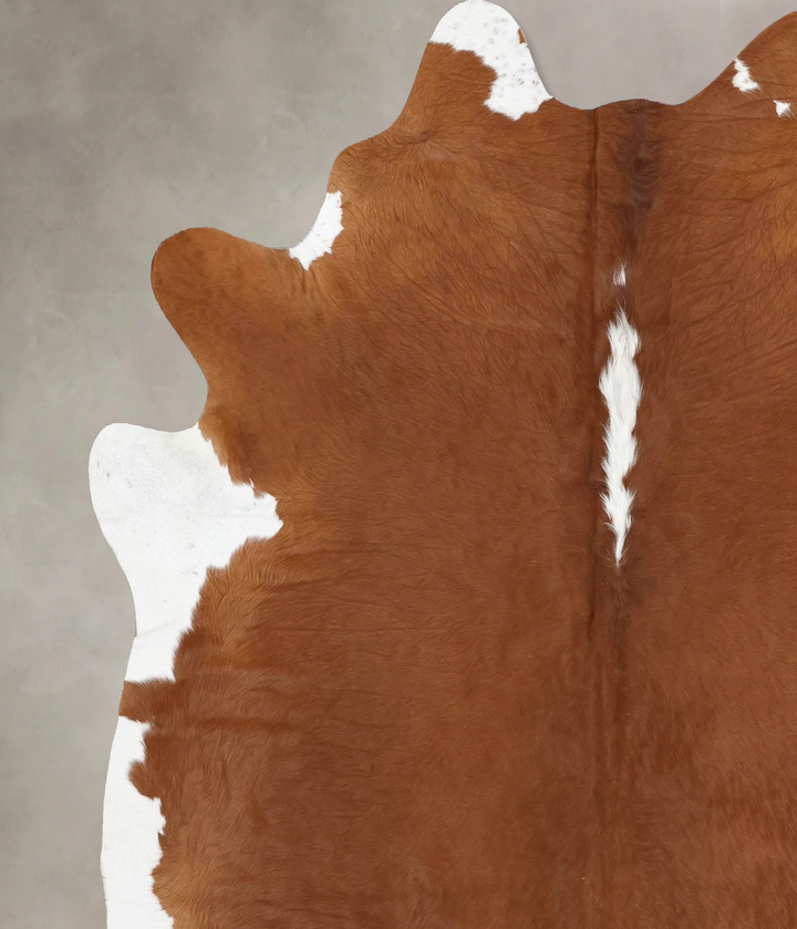 Hereford XX-Large Brazilian Cowhide Rug 7'10"H x 6'11"W #B14134 by Hudson Hides
