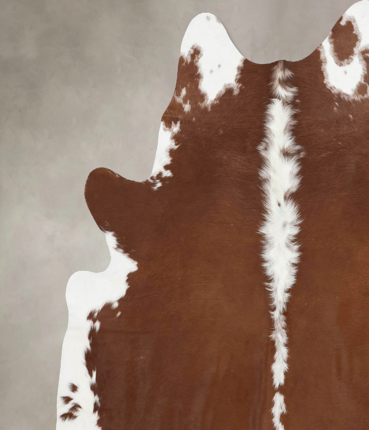 Hereford XX-Large Brazilian Cowhide Rug 7'10"H x 7'0"W #B14135 by Hudson Hides
